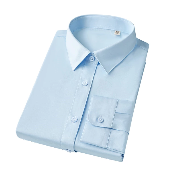 XW6036 블루 파인 트윌 클로즈드 칼라