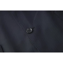 7005 Navy Blue Herringbone Pattern