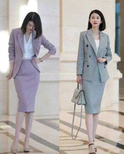 Blazers - The perfect autumn outerwear for young women (30-50), offering a sophisticated and refined look (Part 2 - Pairing with skirts and jeans)