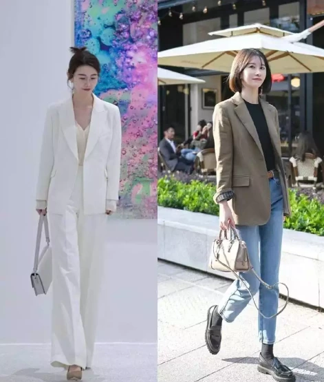 Blazers - The perfect autumn outerwear for young women (30-50), offering a sophisticated and refined look (Part 2 - Pairing with skirts and jeans)