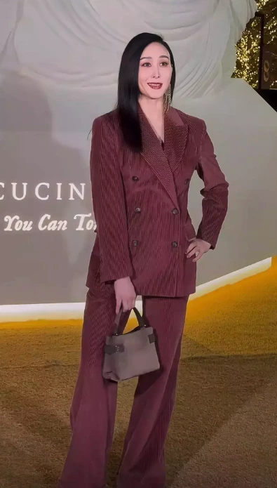 Burgundy Suit Set Exudes Elegance | Chenjie High-End Suit Factory, China